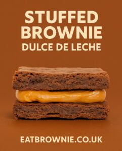 Dulce de Leche Stuffed Brownie